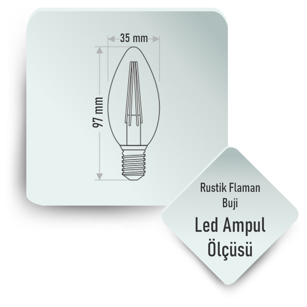 Toptan Philips 4W E14 Klasik Rustik Flaman LED Mum Ampul 2700K
